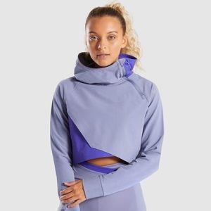Gymshark Asymmetric Performance Hoodie - Purple